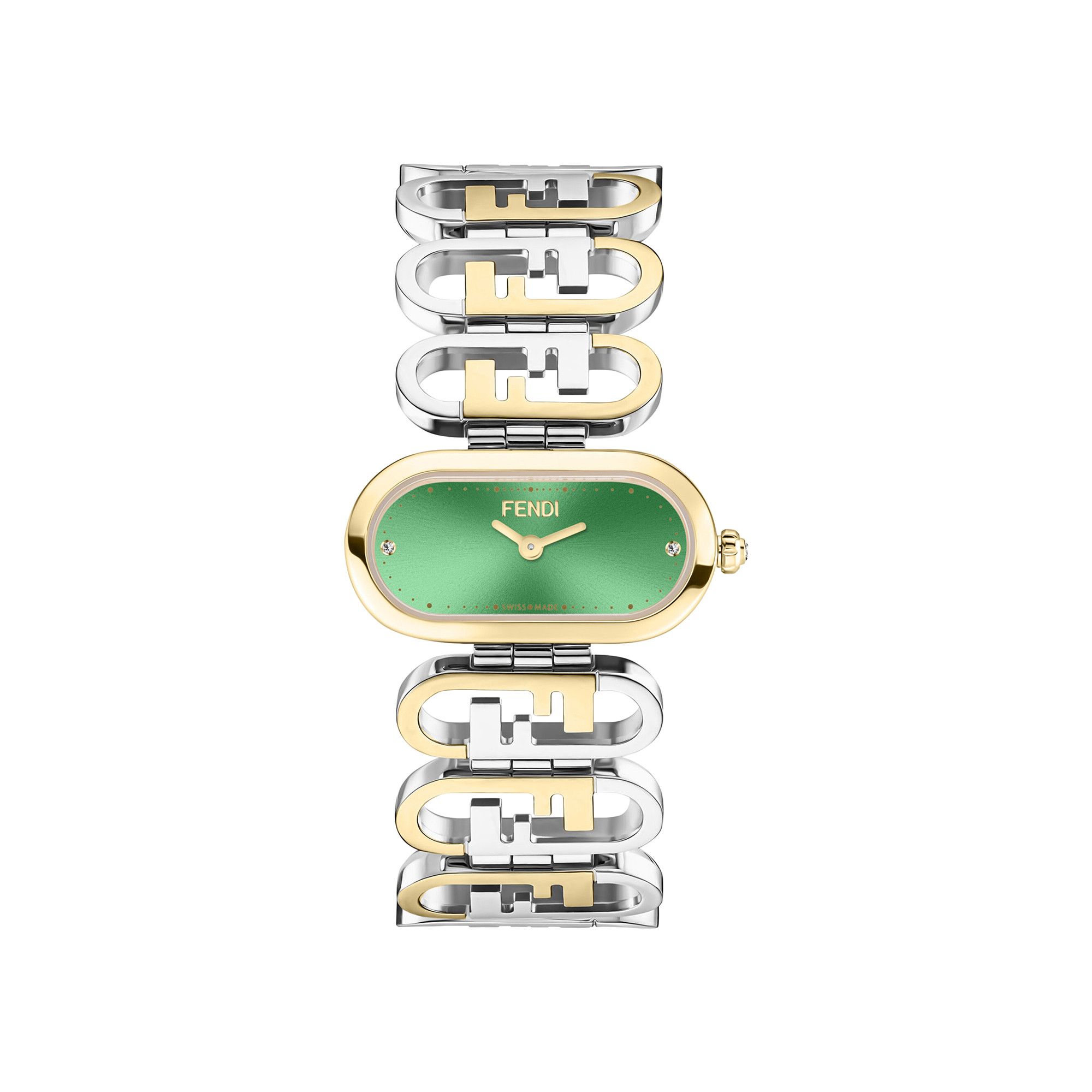Buy Fendi Fendi O'Lock Diamond Watch 'Two Tone' - F149012501 | GOAT