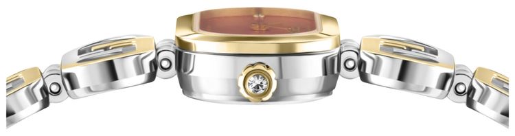 Fendi Fendi OLock Diamond Watch Two Tone