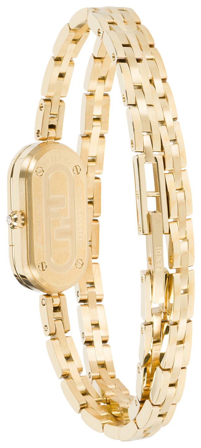 Fendi OLock Bracelet Watch Gold