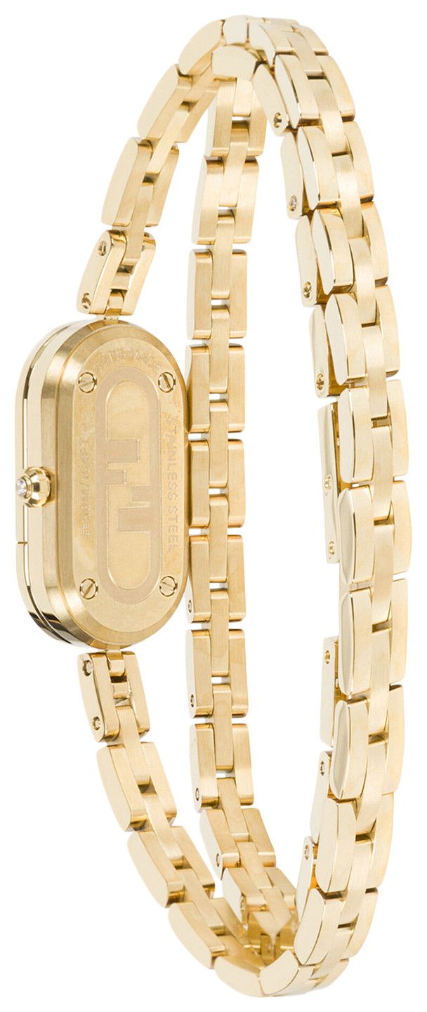 Fendi OLock Bracelet Watch Gold