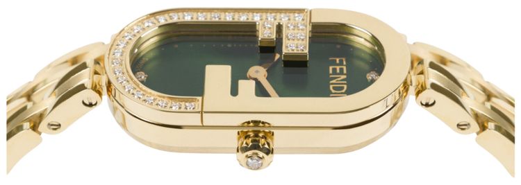 Fendi OLock Bracelet Watch Gold
