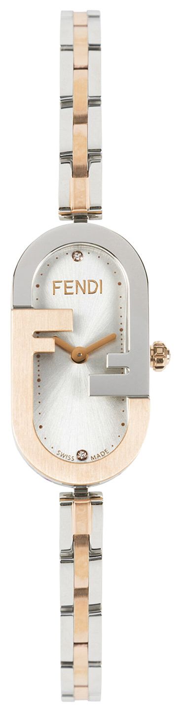 Fendi OLock Bracelet Watch Two Tone