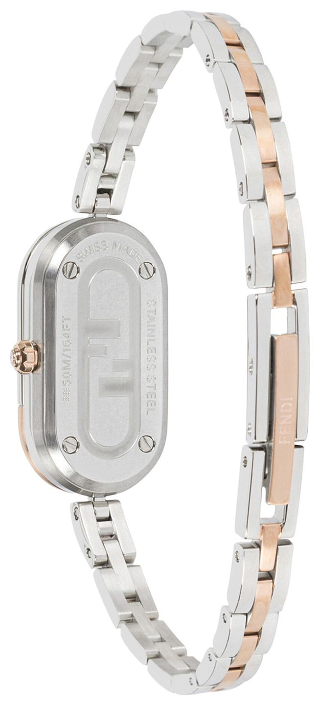 Fendi OLock Bracelet Watch Two Tone