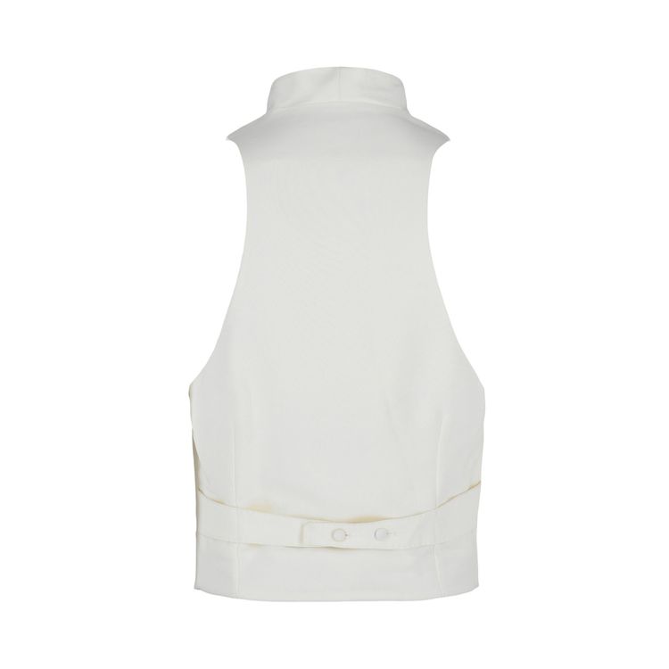 Ferragamo Surplice Vest White