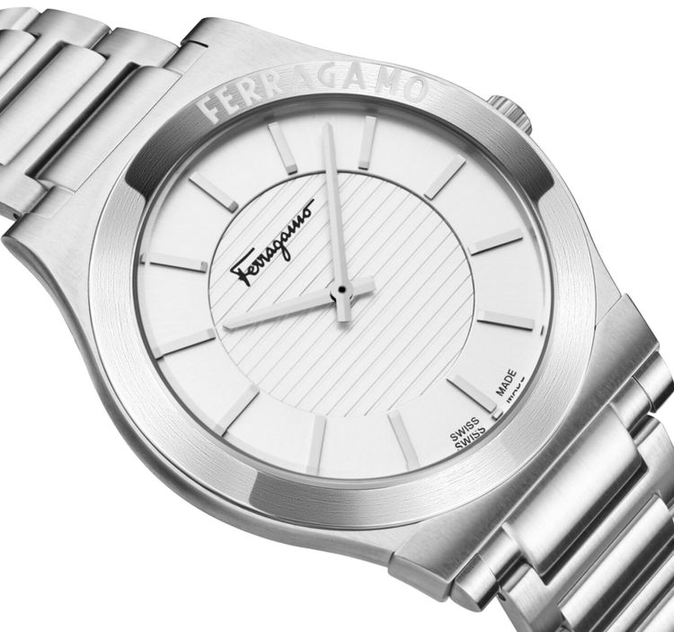 Ferragamo Gancini Bracelet Watch Stainless Steel