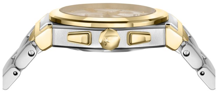 Ferragamo Vega Chrono Bracelet Watch Two Tone