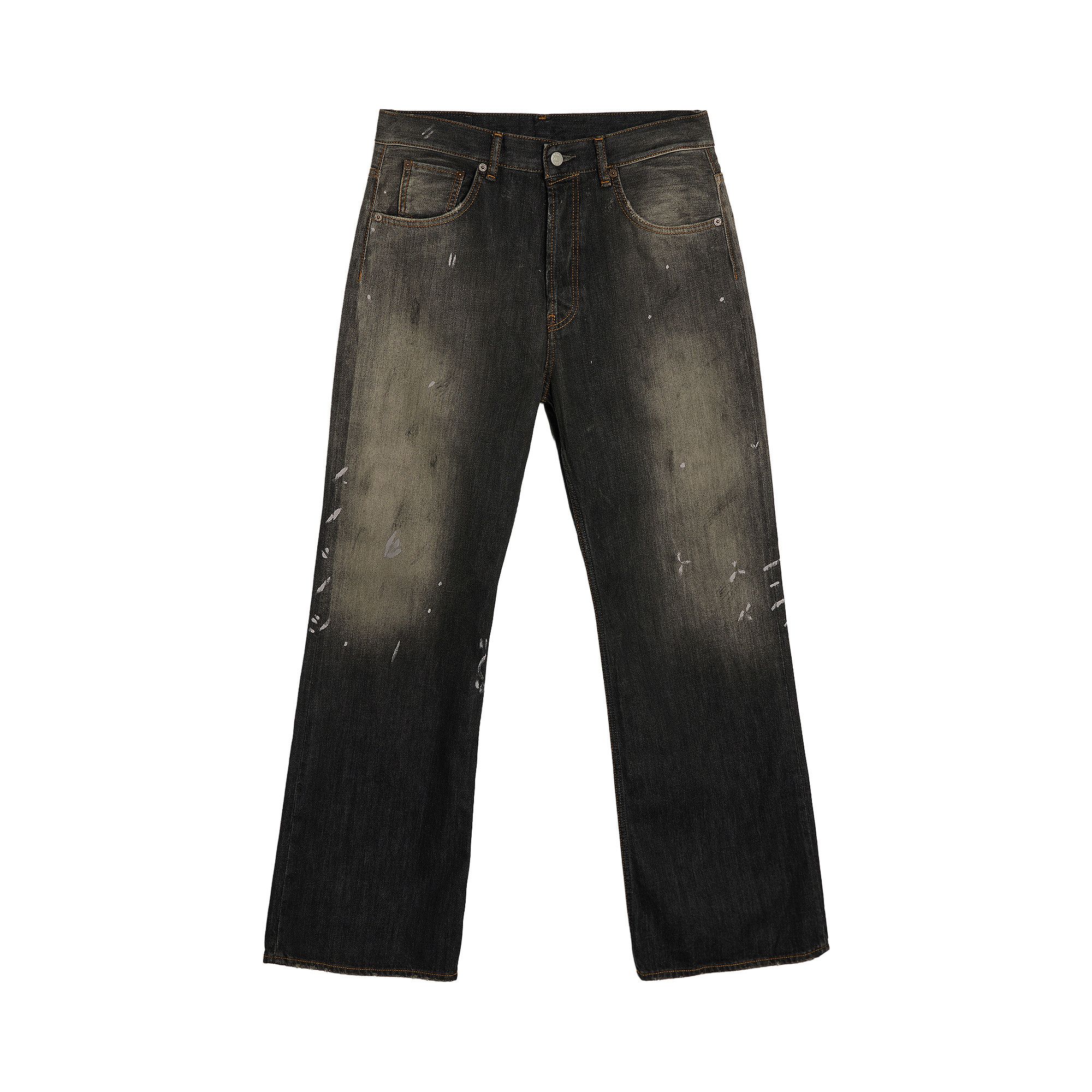 Buy Acne Studios 2021M Loose Fit Jeans 'Black Trafalgar' - B00393