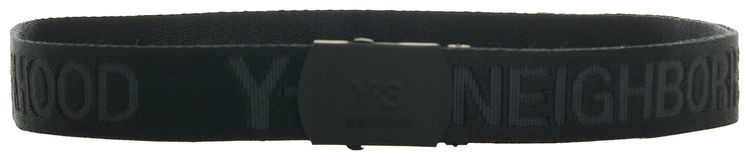 Y 3 x Neighborhood Belt Black