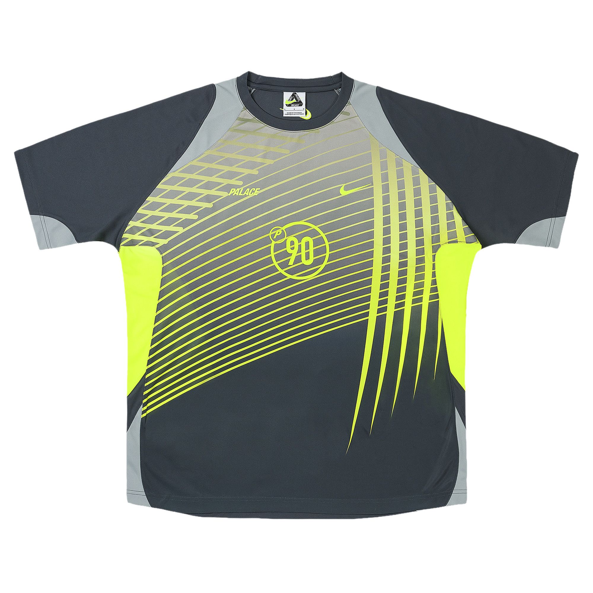 Buy Palace x Nike Total P90 Jersey 'Grey' - P29NES003 | GOAT