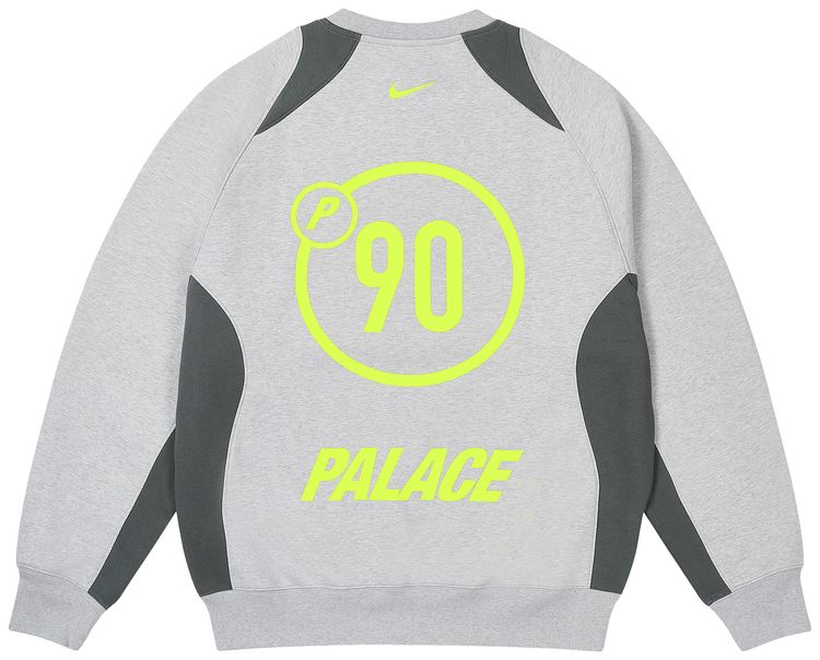 Palace x Nike Total P90 Crew Grey Marl