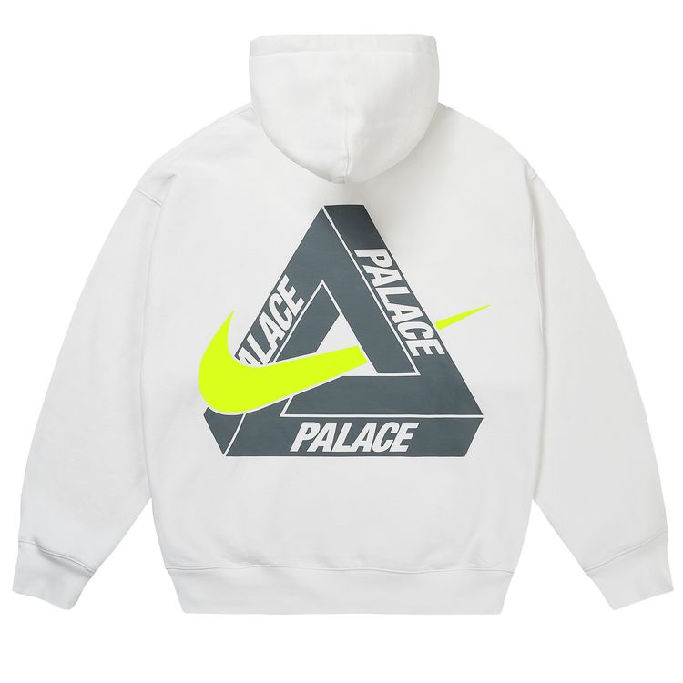 Palace x Nike Tri Swoosh Hood White