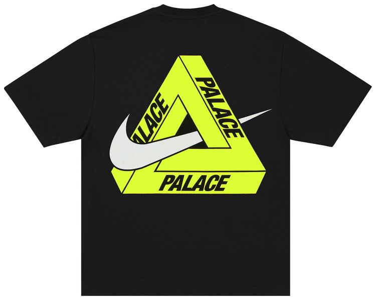 Palace x Nike Tri Swoosh T Shirt Black
