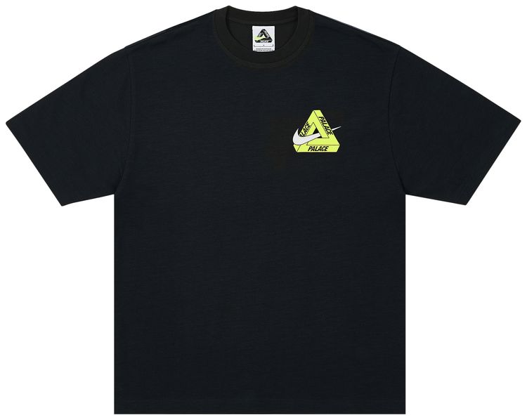 Palace x Nike Tri Swoosh T Shirt Black