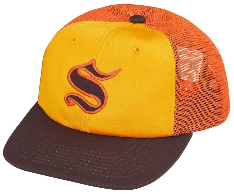 Supreme Contrast S Mesh Back 6 Panel Yellow