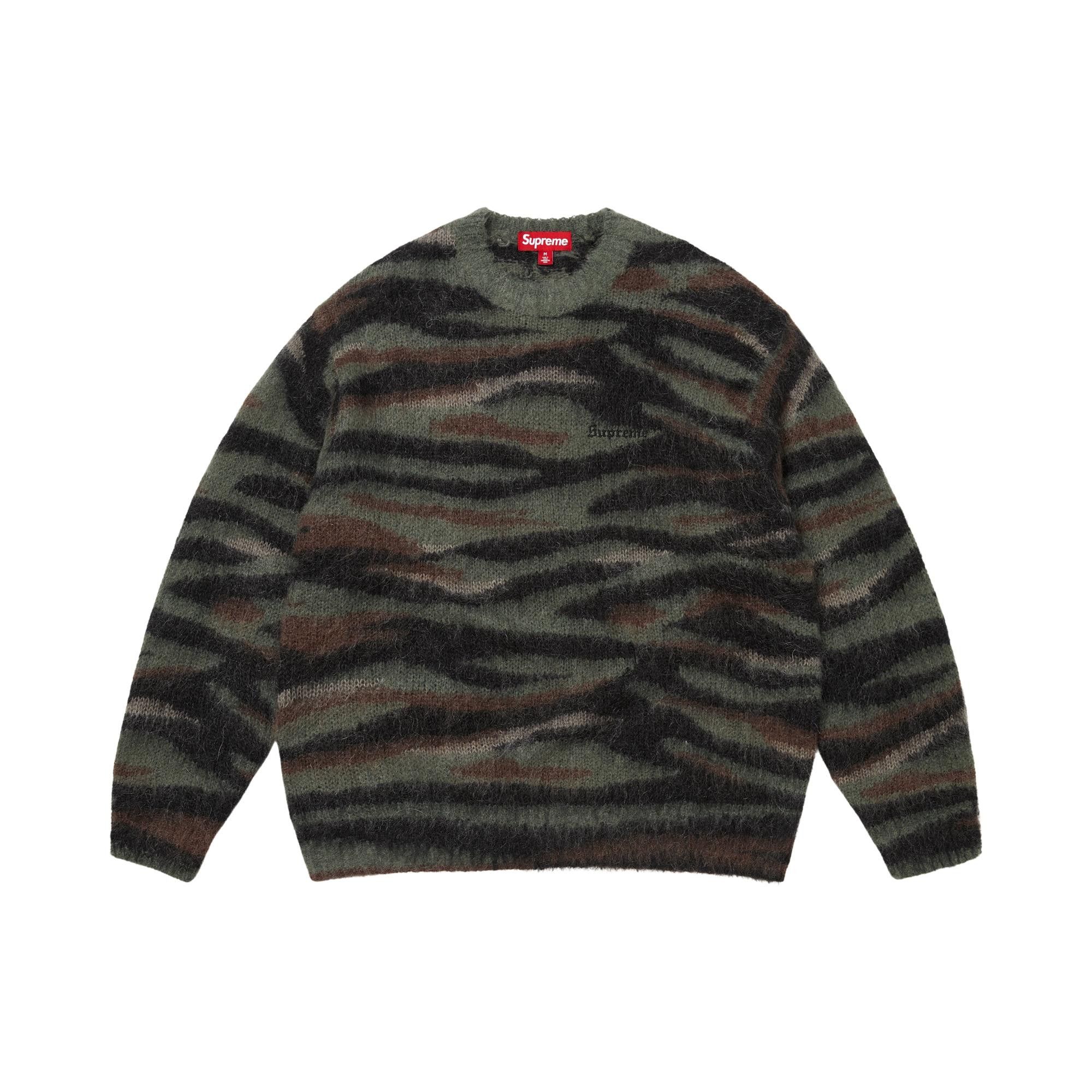 トップス Supreme Brushed Mohair Sweater Camo XL Buy Supreme Brushed Mohair Sweater 'Tiger Camo' - FW25SK13 TIGER