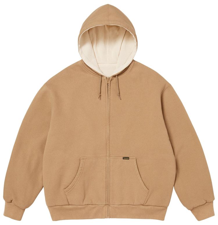 Buy Supreme Reversible Work Zip Up Hooded Sweatshirt 