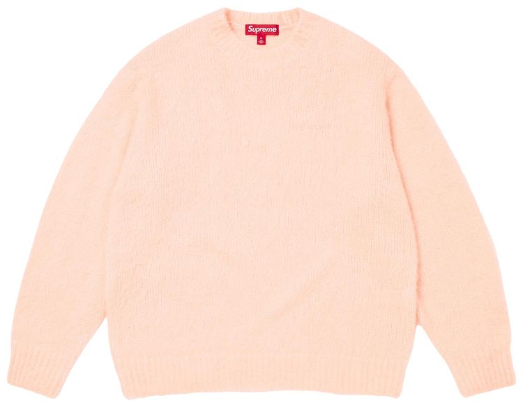 Supreme Brushed Mohair Sweater Light Pink