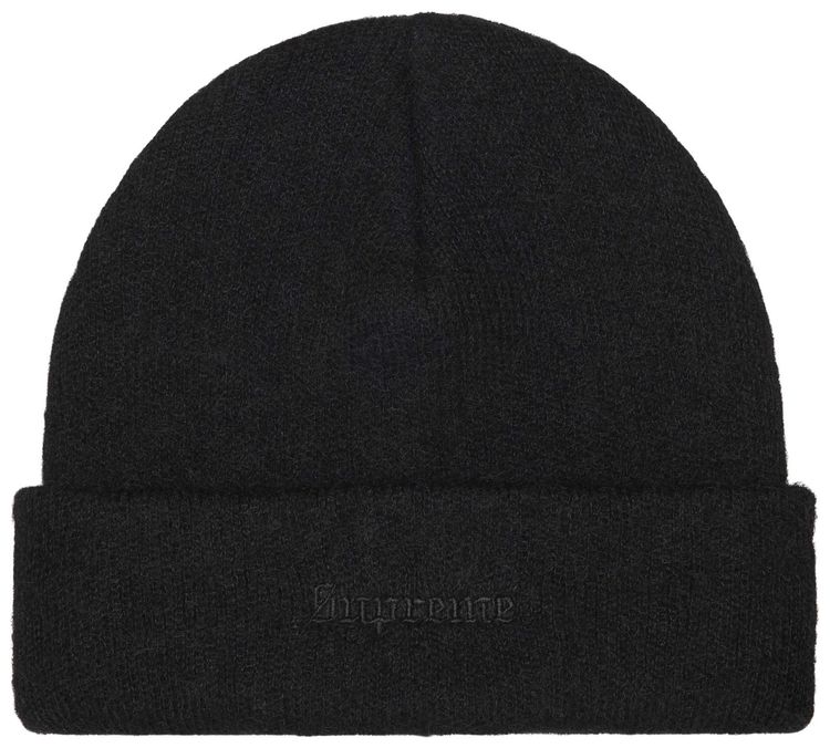 Supreme Mohair Beanie Black