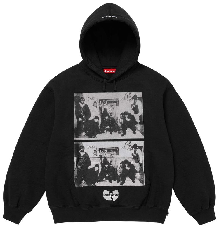 Supreme x Wu Tang Clan Hooded Sweatshirt Black