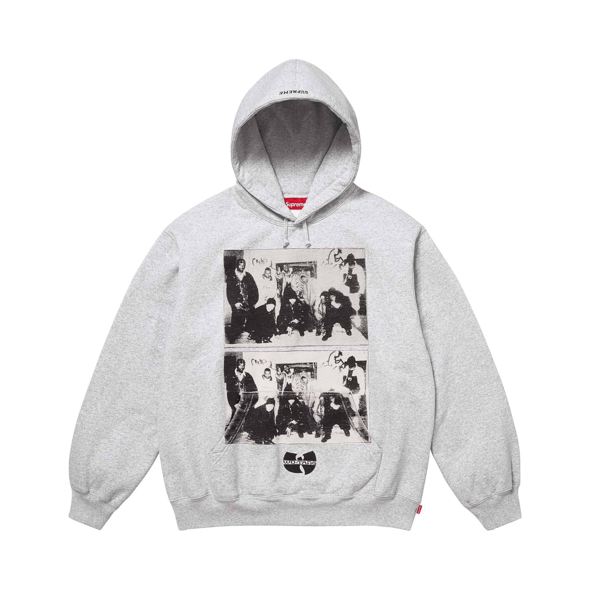 Buy Supreme x Wu-Tang Clan Hooded Sweatshirt 'Ash Grey' - FW25SW26