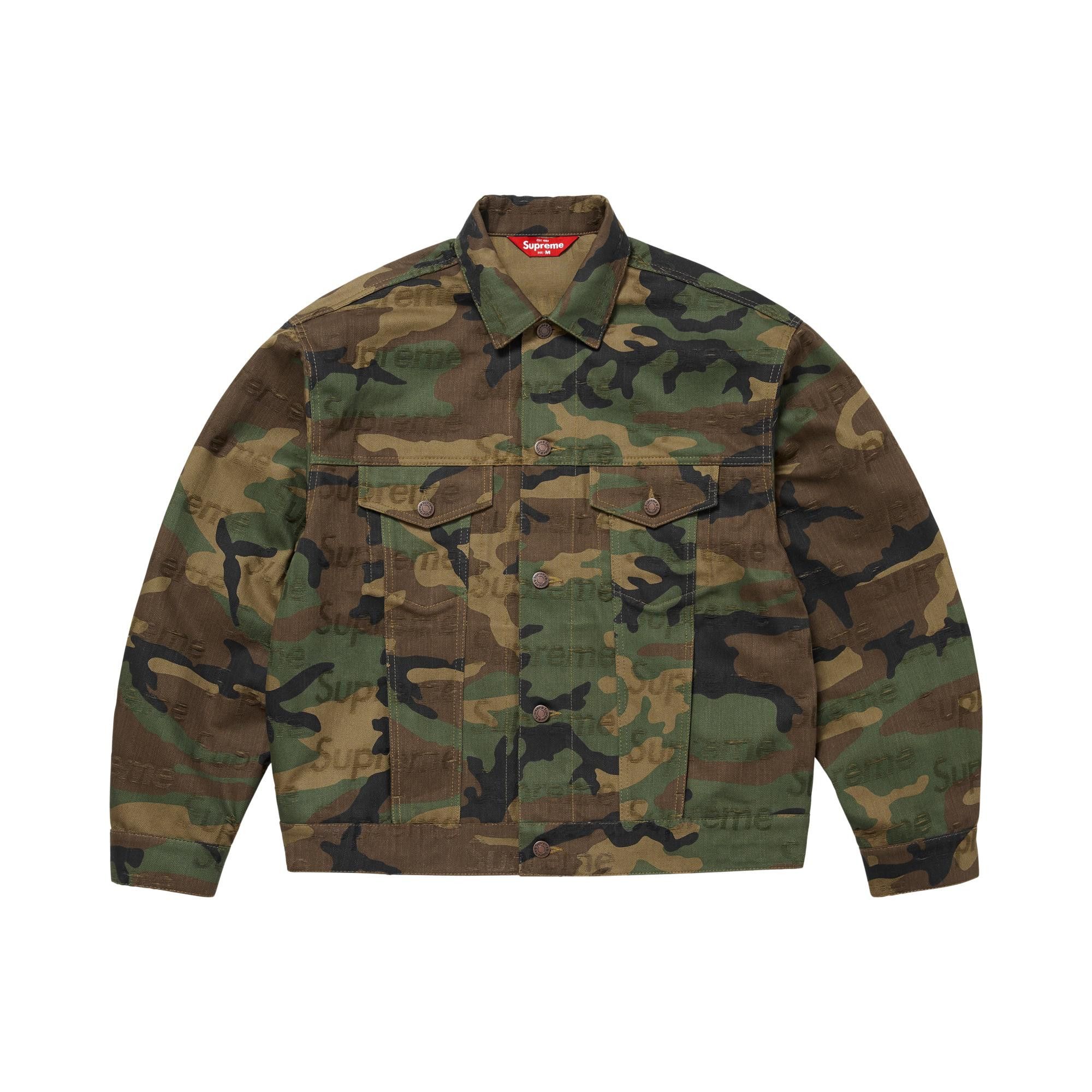 Supreme Jacquard Logos “Woodland Camo\