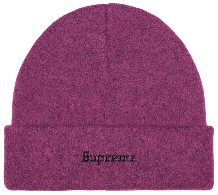 Supreme Mohair Beanie Plum