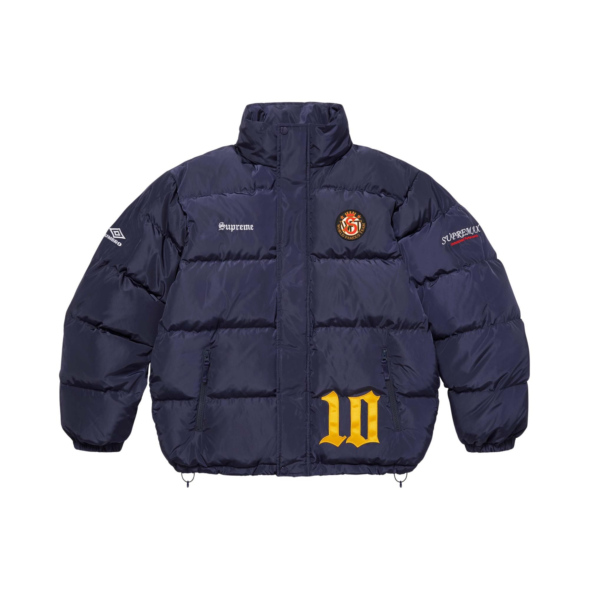 Buy Supreme x Umbro Down Puffer Jacket 'Navy' - FW25J88 NAVY | GOAT