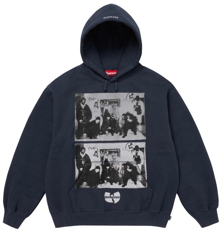 Supreme x Wu Tang Clan Hooded Sweatshirt Navy