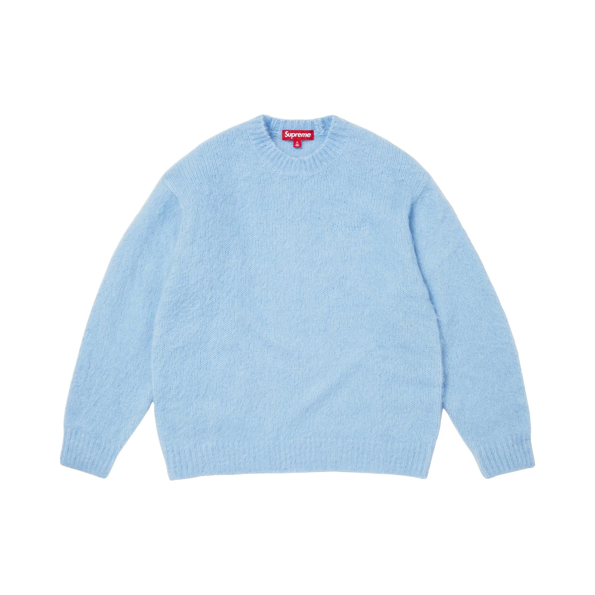 Supreme Brushed Mohair Sweater ライトブルー Buy Supreme Brushed Mohair Sweater 'Light Blue' - FW25SK13 LIGHT
