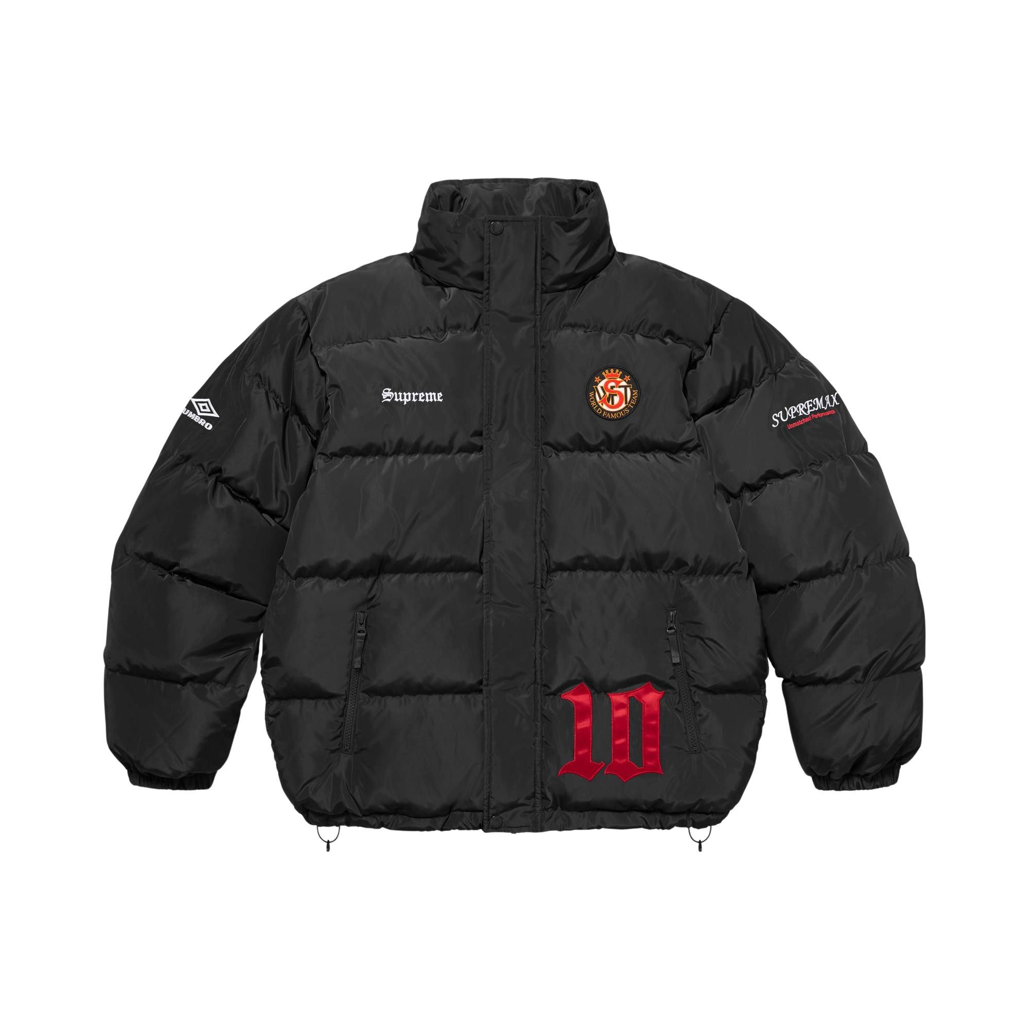 Buy Supreme x Umbro Down Puffer Jacket 'Black' - FW25J88 BLACK | GOAT