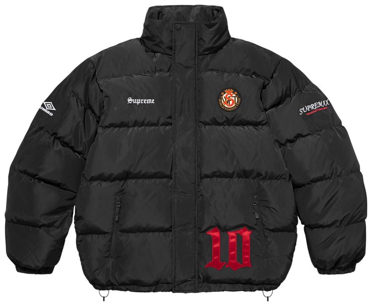 Supreme x Umbro Down Puffer Jacket Black