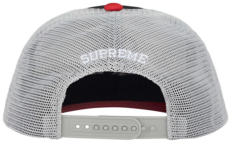 Supreme Contrast S Mesh Back 6 Panel Black