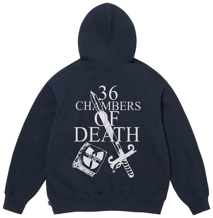 Supreme x Wu Tang Clan Hooded Sweatshirt Navy