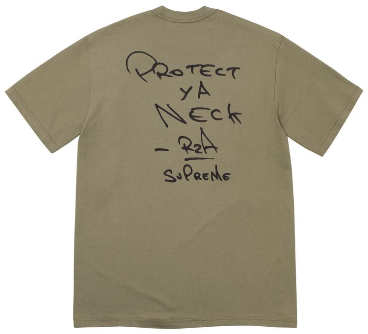 Supreme x Wu Tang Clan Rza Tee Light Olive