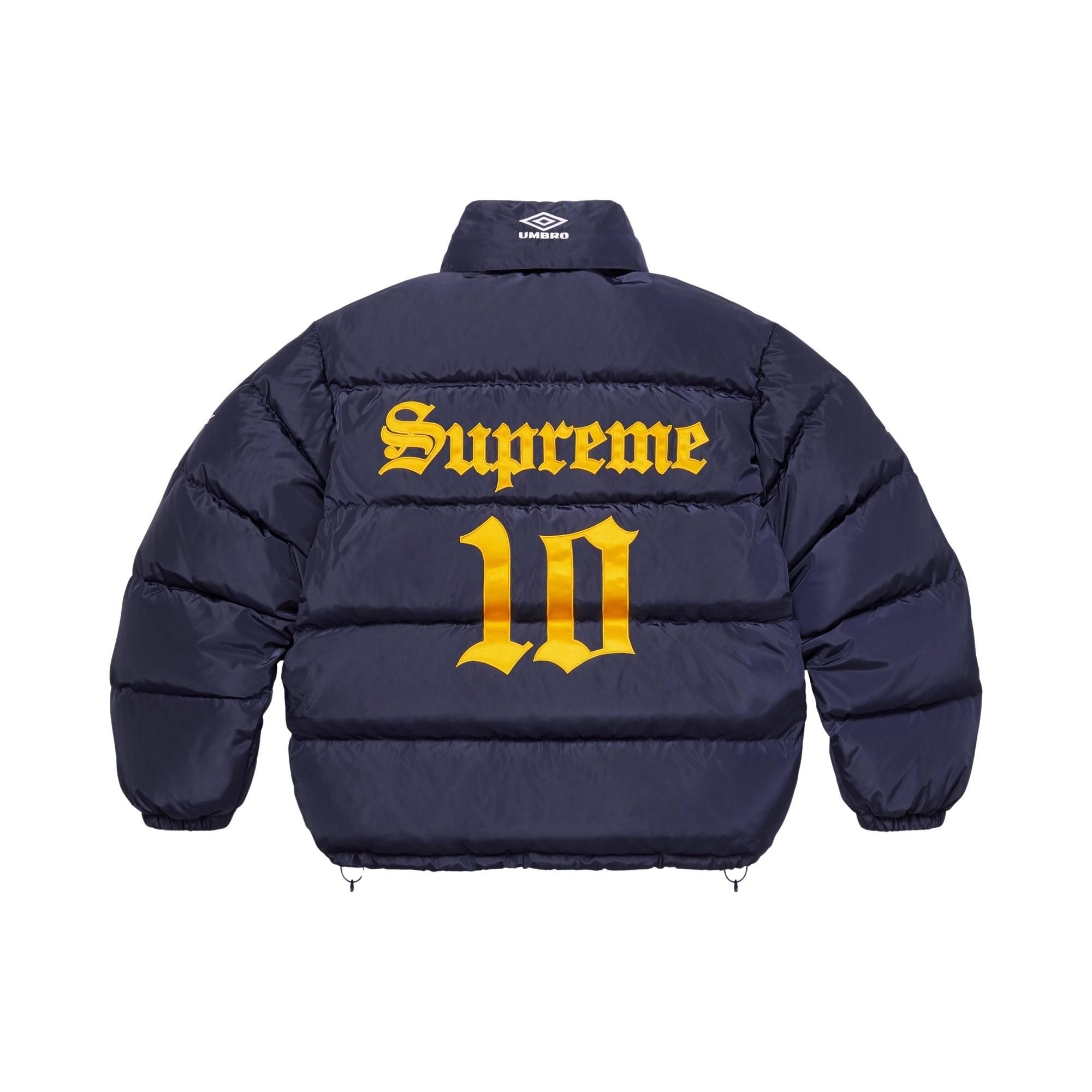 Buy Supreme x Umbro Down Puffer Jacket 'Navy' - FW25J88 NAVY | GOAT