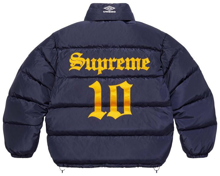 Supreme x Umbro Down Puffer Jacket Navy