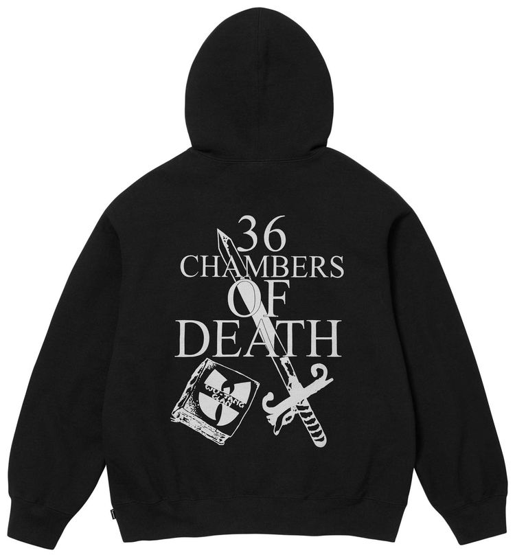 Supreme x Wu Tang Clan Hooded Sweatshirt Black