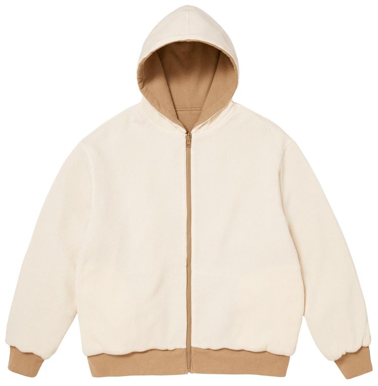 Buy Supreme Reversible Work Zip Up Hooded Sweatshirt 