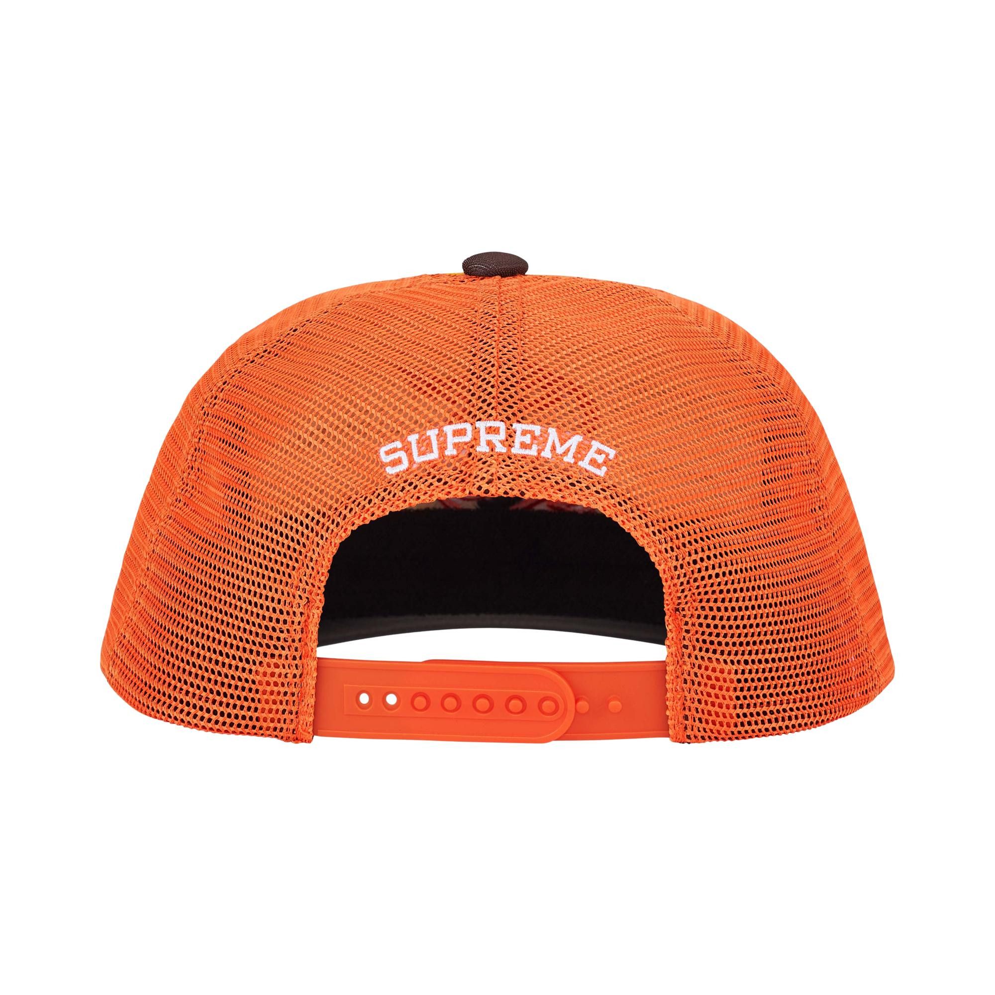 Buy Supreme Contrast S Mesh Back 6-Panel 'Yellow' - FW25H57 YELLOW