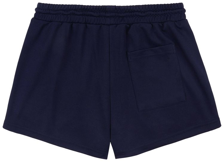 Sporty  Rich Crown Tennis Roller Short Dark Navy