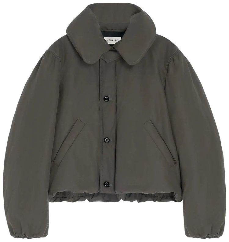 Lemaire Short Puffer Blouson Dark Espresso
