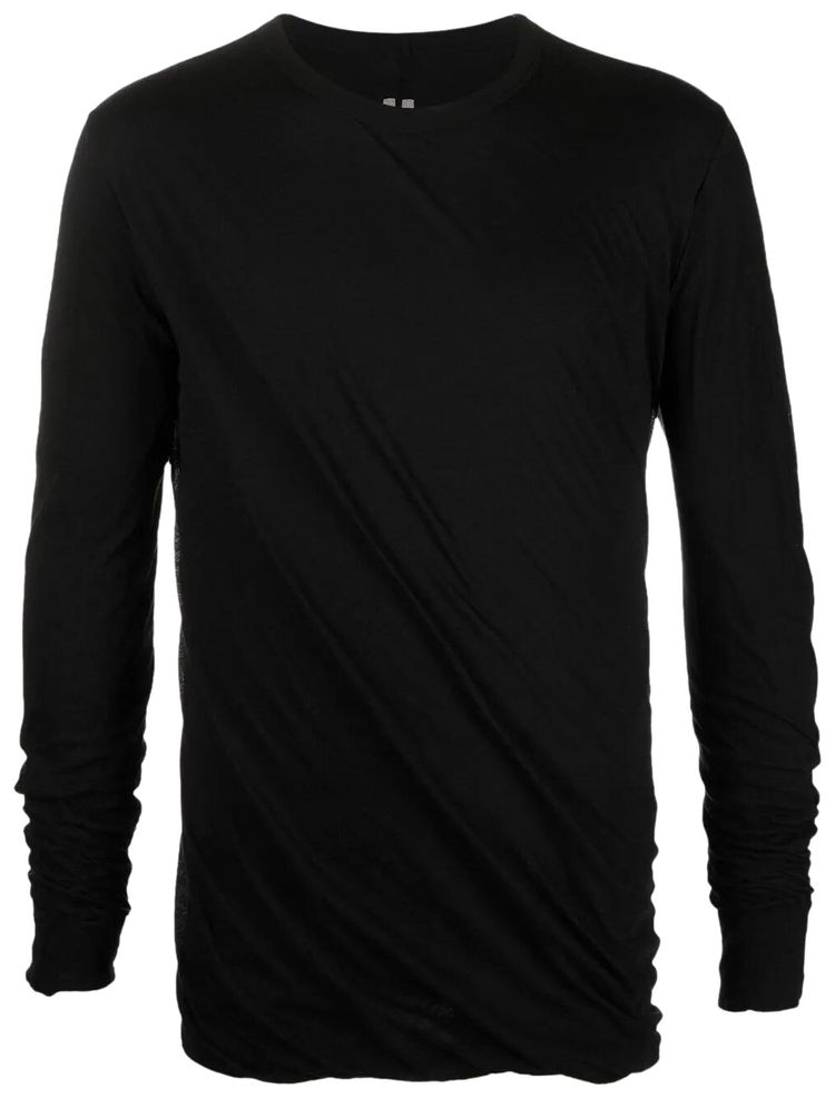 Rick Owens Double Long Sleeve T Black