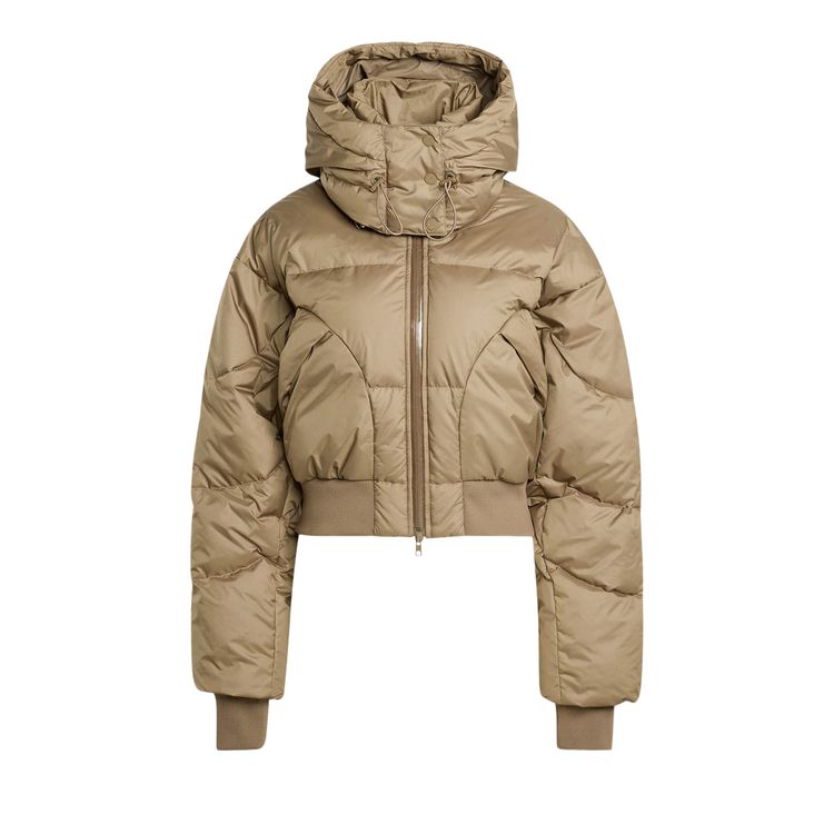 buy-adidas-x-stella-mccartney-cropped-padded-winter-jacket-brown-moss
