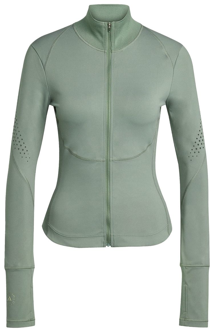 Adidas x Stella McCartney Training Midlayer Stone Green