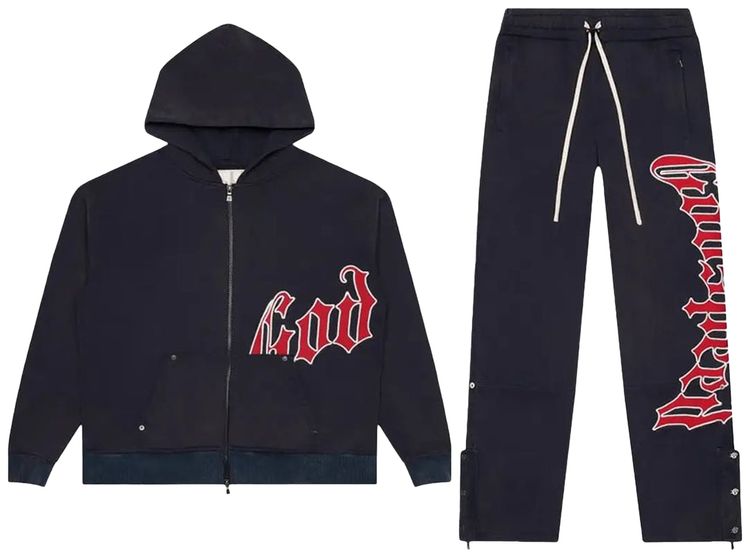 Godspeed OG Logo Sweatsuit V2 NavyRed