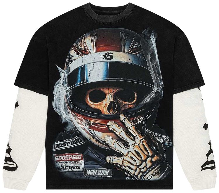 Godspeed F1 World Cup Layered T Shirt Black