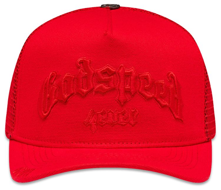 Godspeed Forever Trucker Hat Red