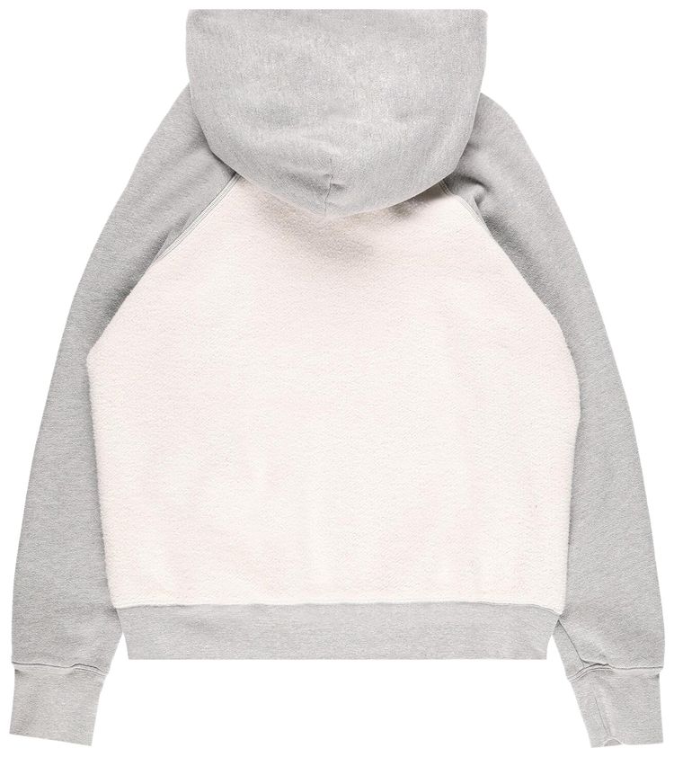 Les Tien Heavyweight Classic Raglan Hoodie Heather Grey
