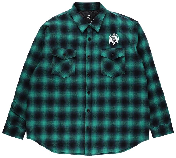 Warren Lotas Reaper with Sword Quilted Lined Flannel Green