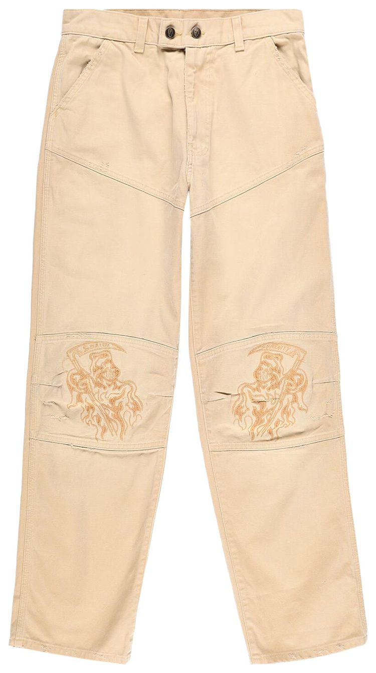 Warren Lotas Normal Person Biker Pant Khaki